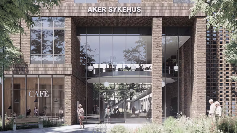 01 07 Somatikkbygget inngang Sinsenaksen