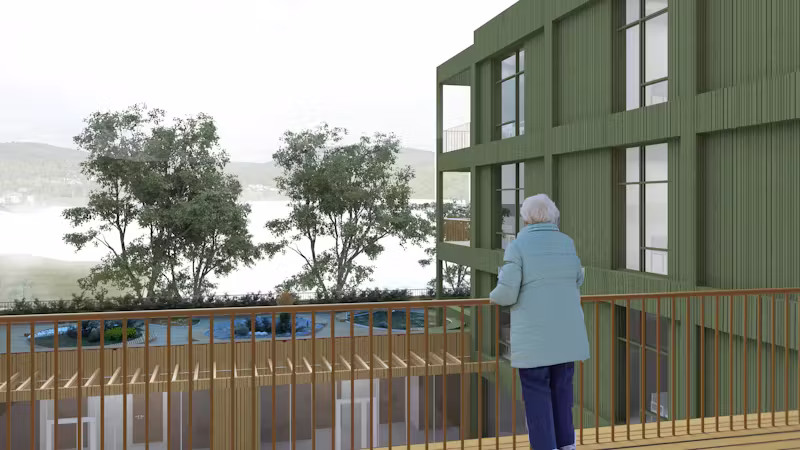 Gårdsrom utsnitt farge