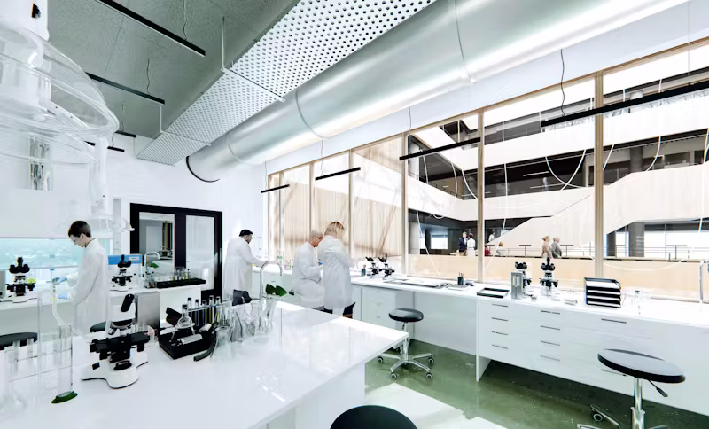 Ratio Arkitekter Livsvitenskapsbygg Grønn fremtid Copyright by KVANT 1