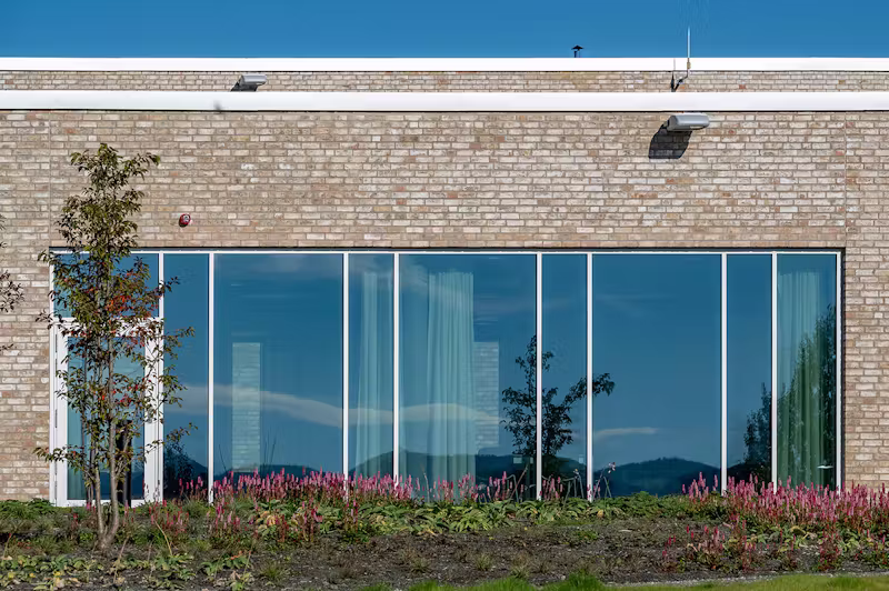 St Olavs Hospital Sikkerhetsbygget EKSTERIØR aktivitetsbygg