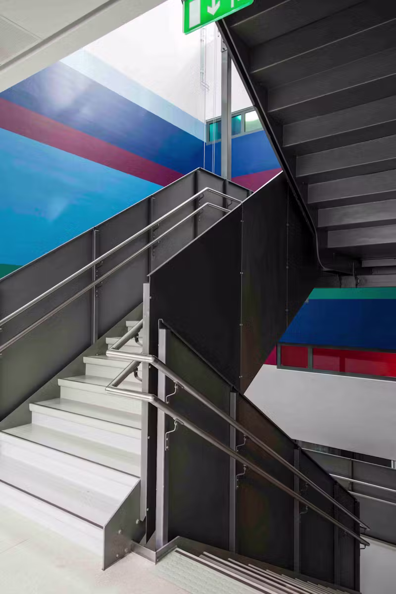 St Olavs Hospital stairs